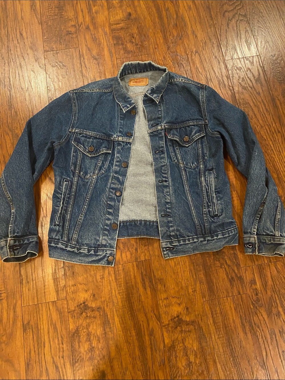 Vintage Levi's Indigo Denim Jacket Levi’s 70506 size 40r  res tab